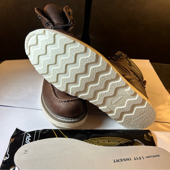 SUREWAY Mens 8" Heavy Duty Waterproof Work Boots for Men Composite 819-WP Size14 - Picture 12 of 12